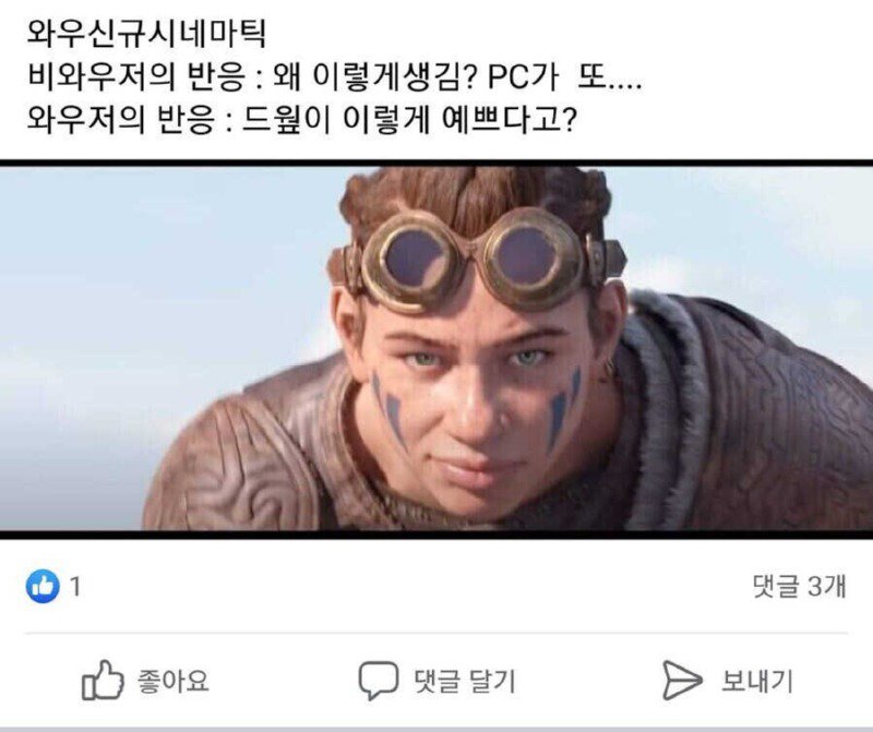 게임여캐가 못생겼는데 pc논란이 없는 법.jpg